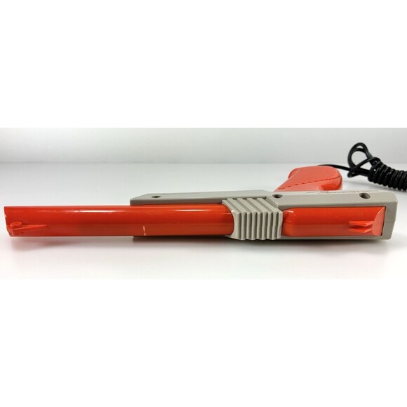Authentic 1985 Nintendo Zapper Orange Wired Light Gun NES-005 Tested - Picture 11 of 14